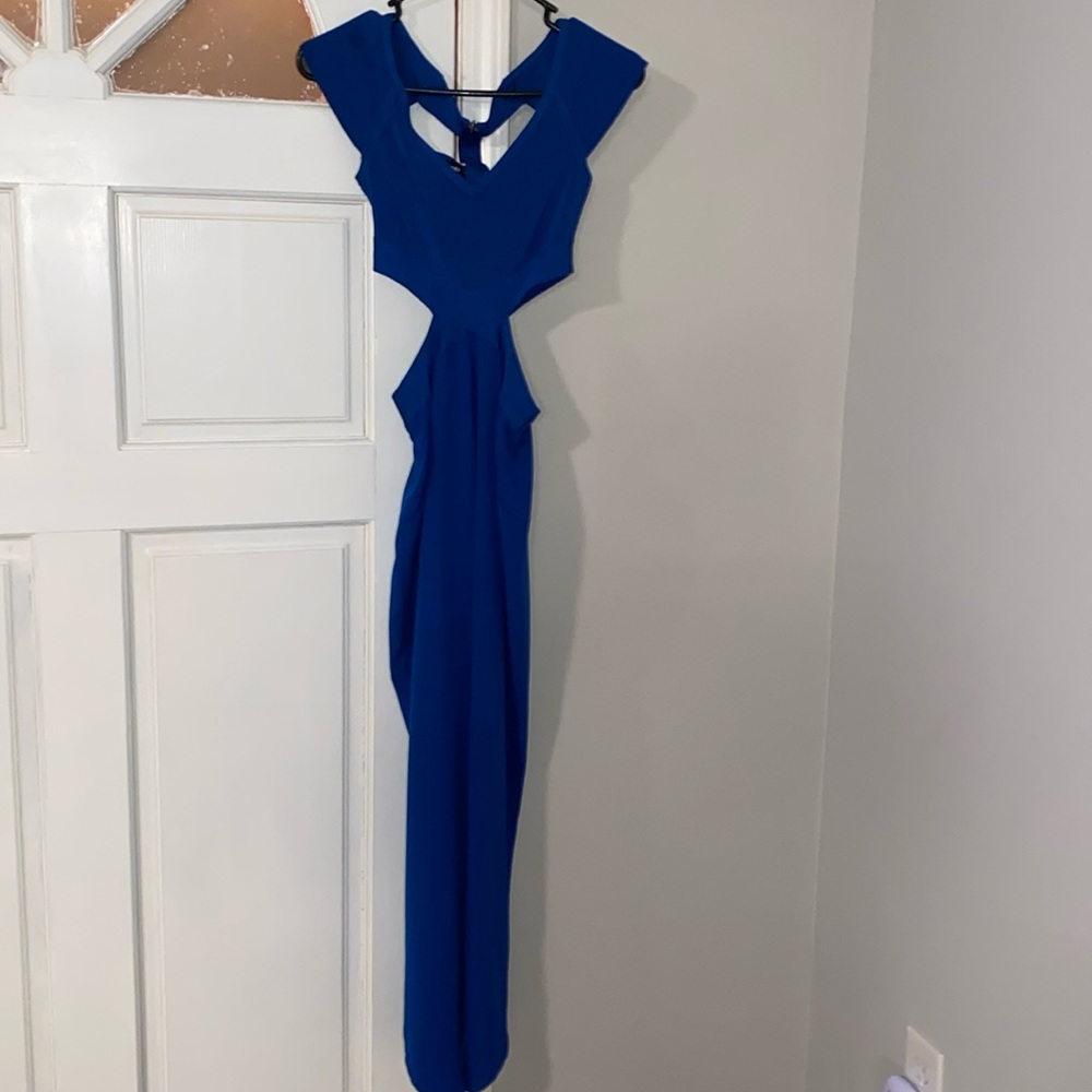Electric blue Bebe romper